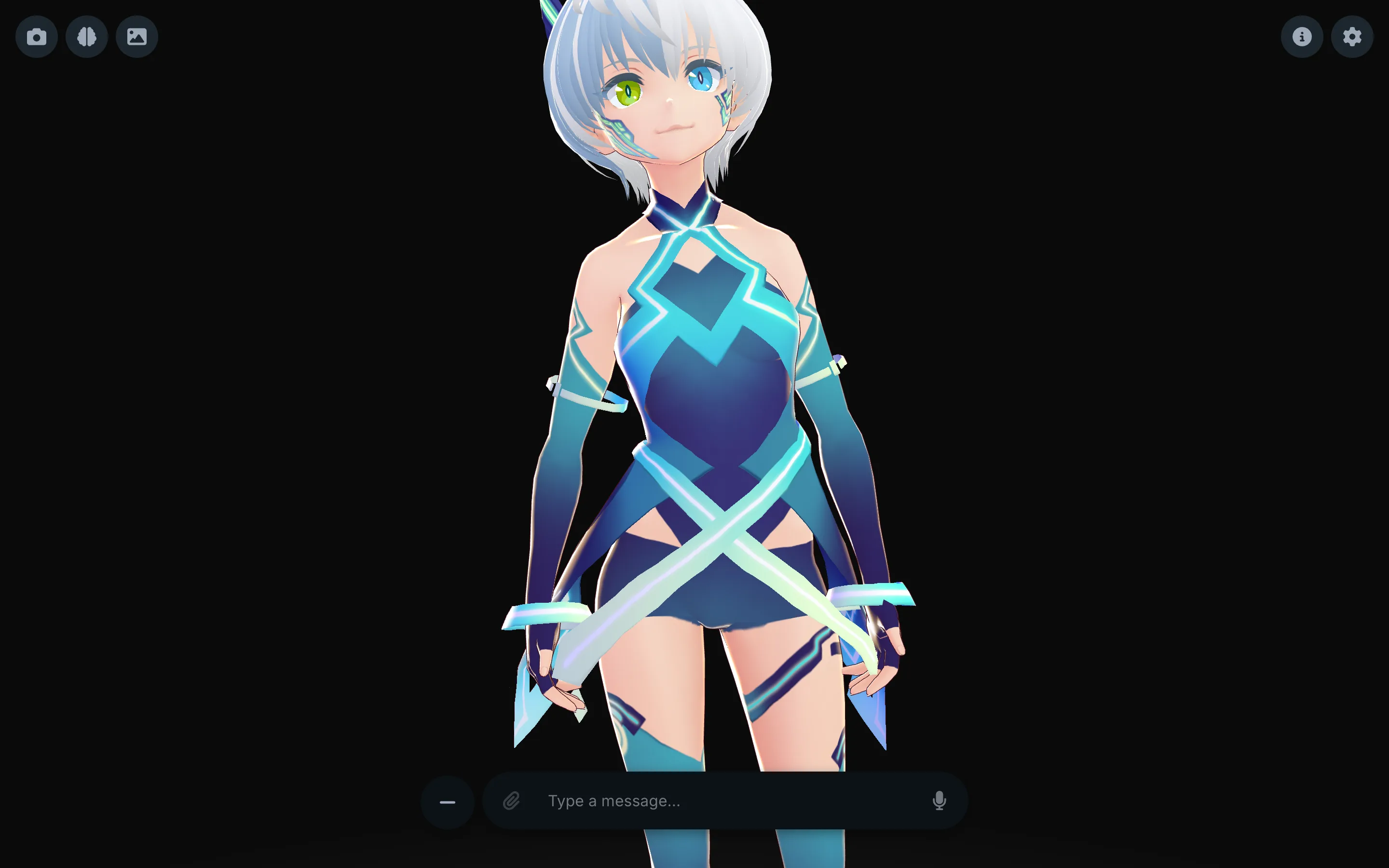 Utsuwa desktop app with a 3D VRM avatar companion and chat interface